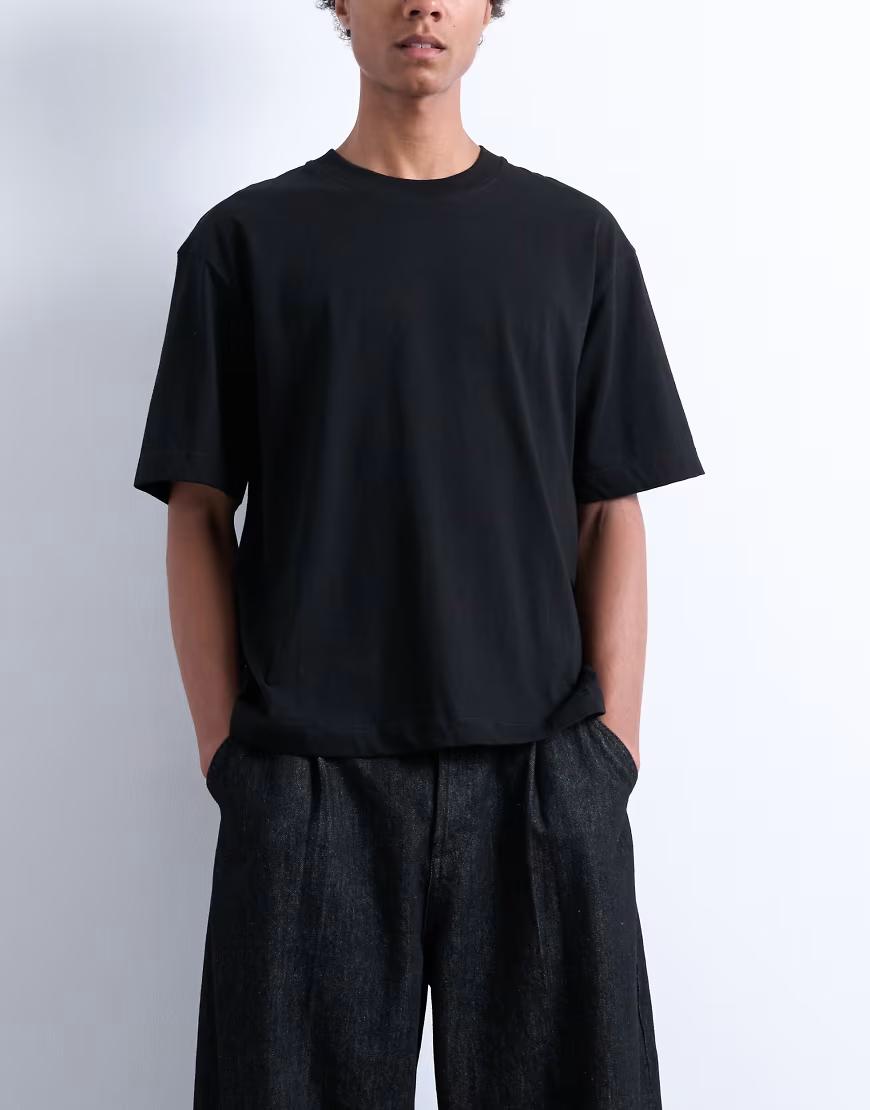 CZARNY T-SHIRT BASIC