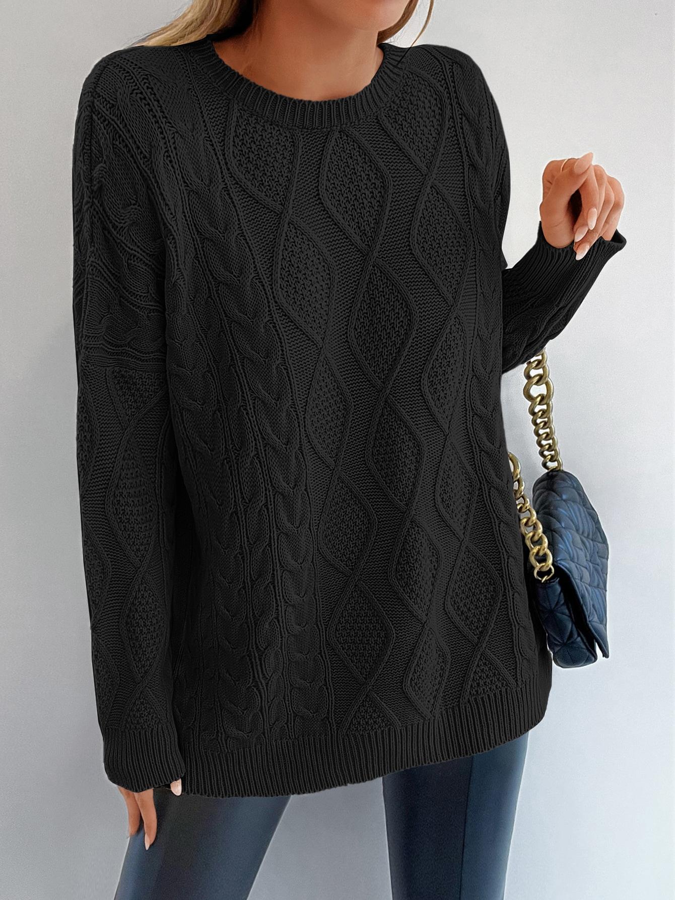 CZARNY SWETER OVERSIZE 