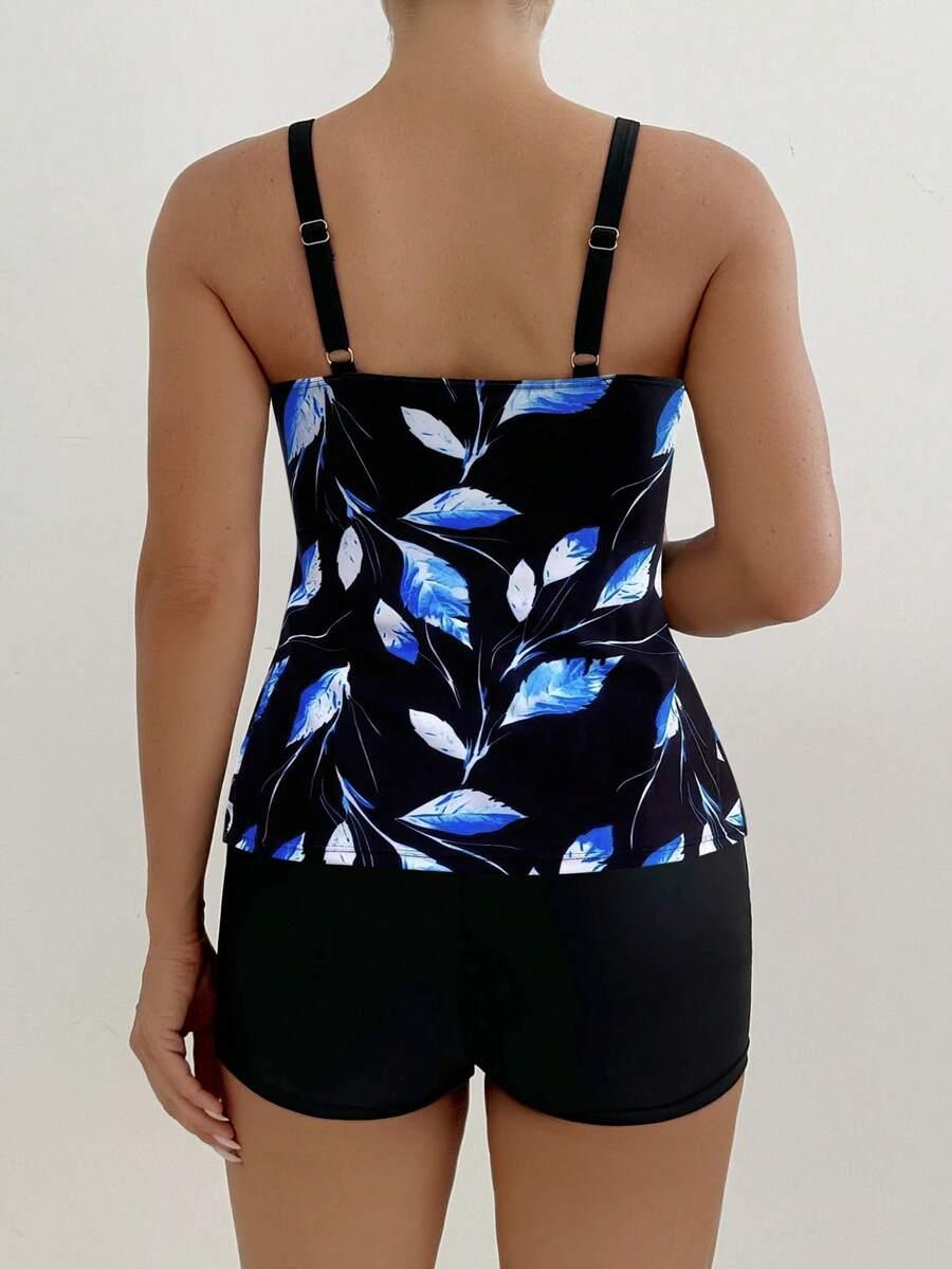 DWUCZĘŚCIOWY STRÓJ KĄPIELOWY spodenki tankini