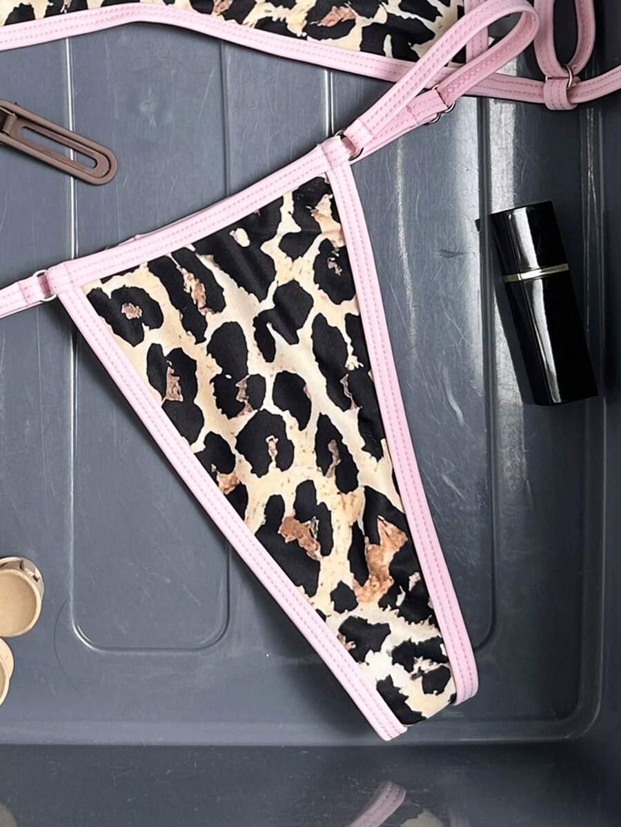 strój kąpielowy animal print