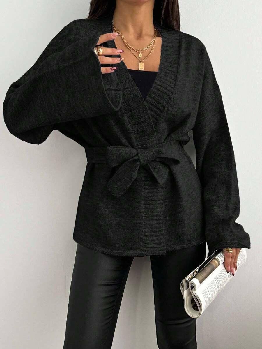 CZARNY SWETER CASUAL