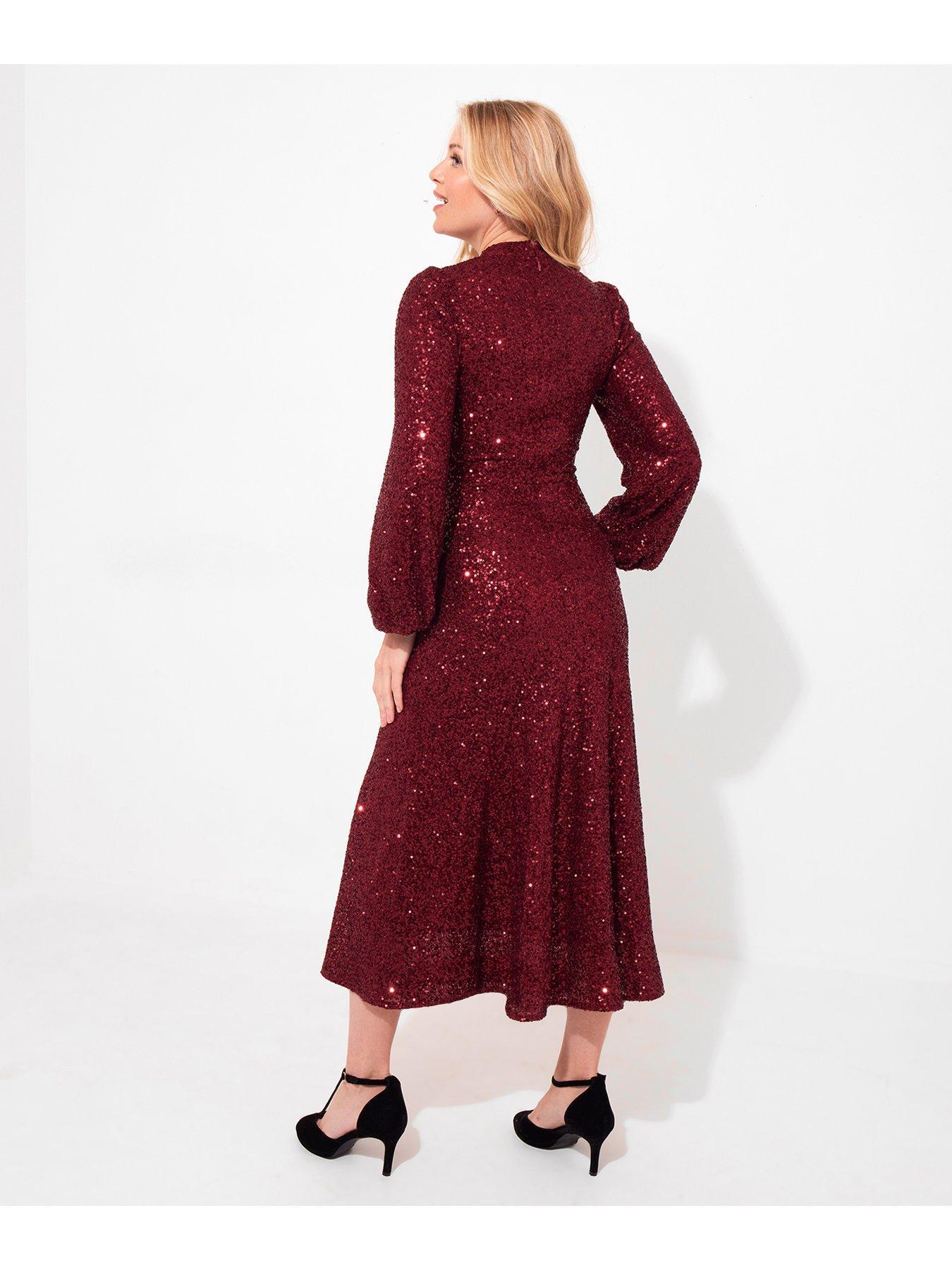 JOEBROWNS SUKIENKA MIDI W CEKINY 