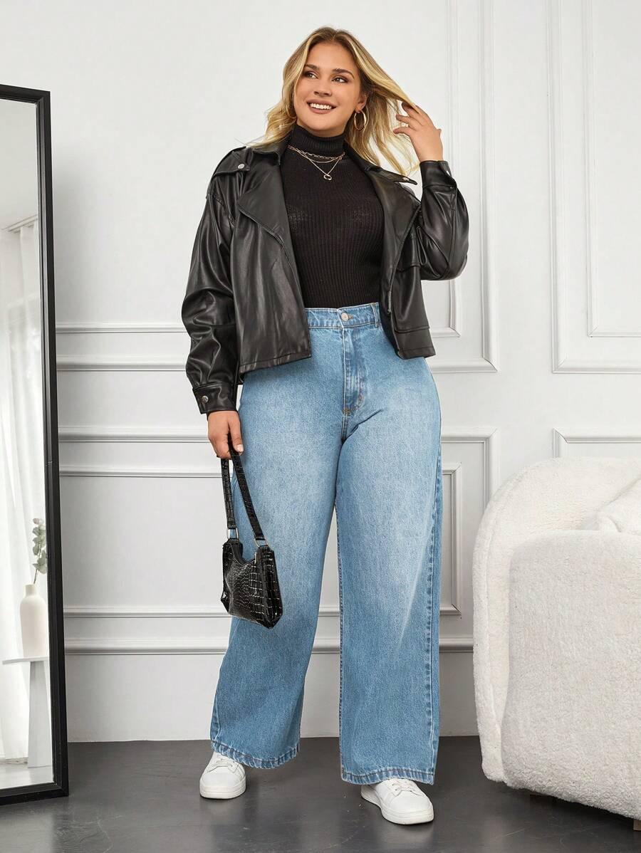 NIEBIESKIE SPODNIE JEANS