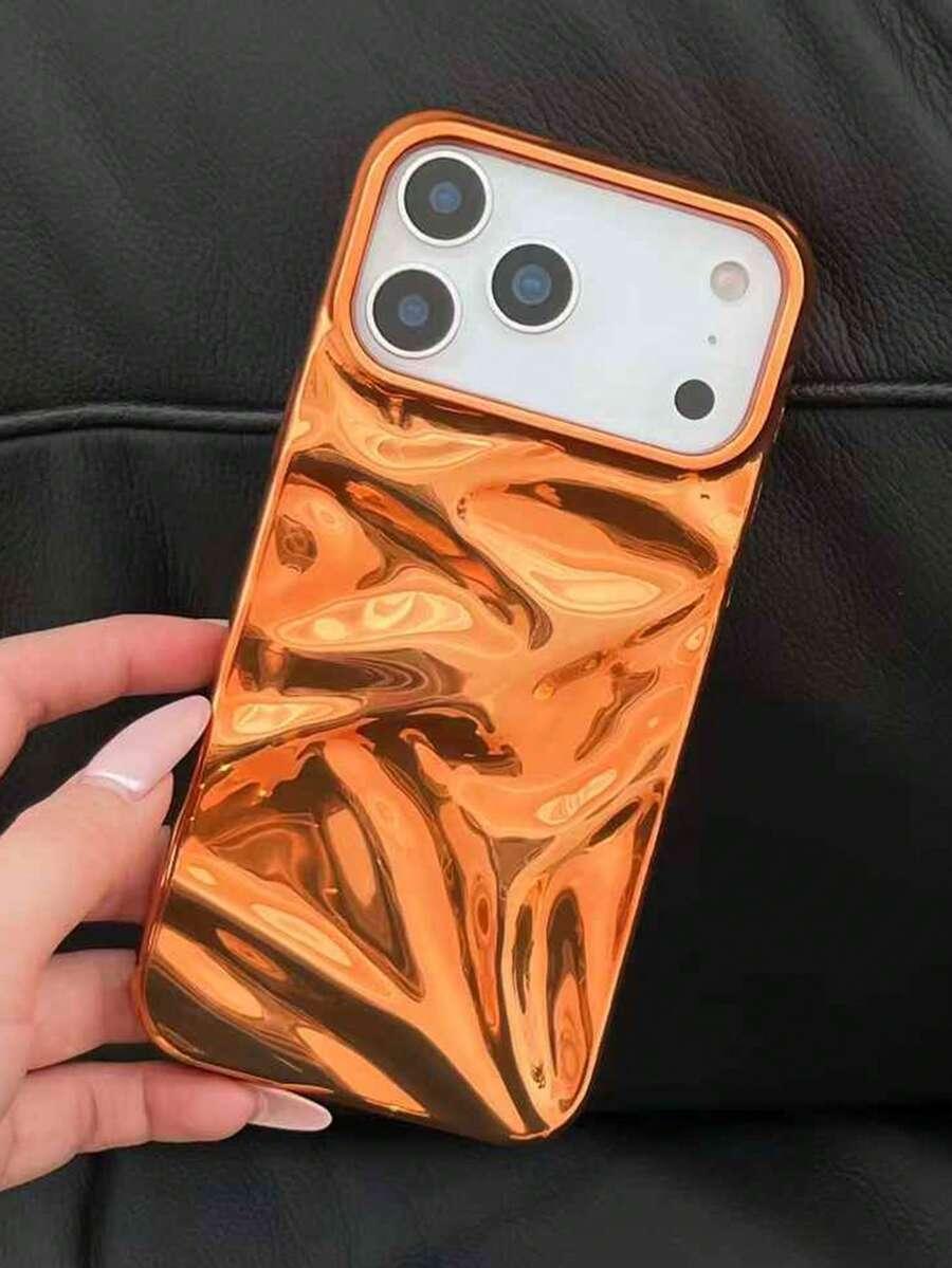 pomarańczowe etui na telefon 