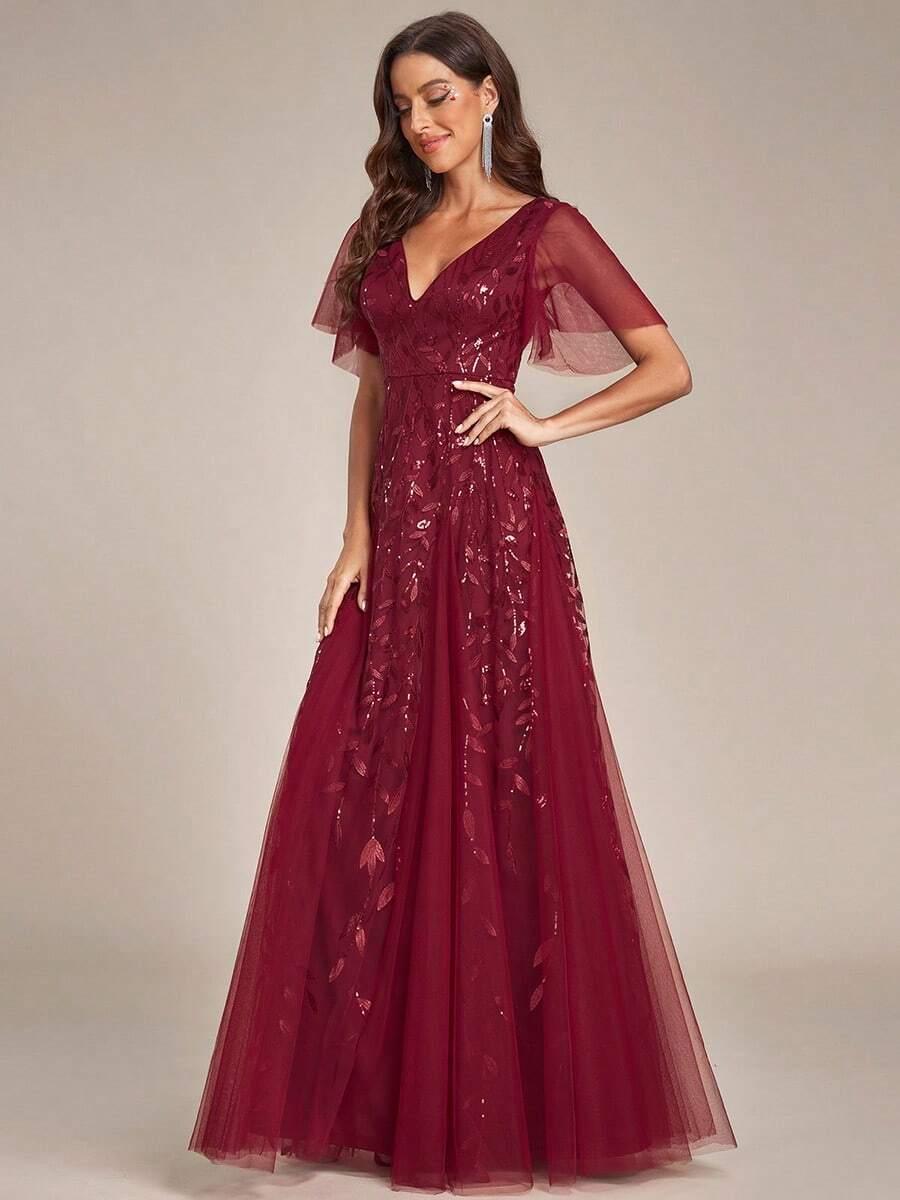 BORDOWA MAXI SUKIENKA