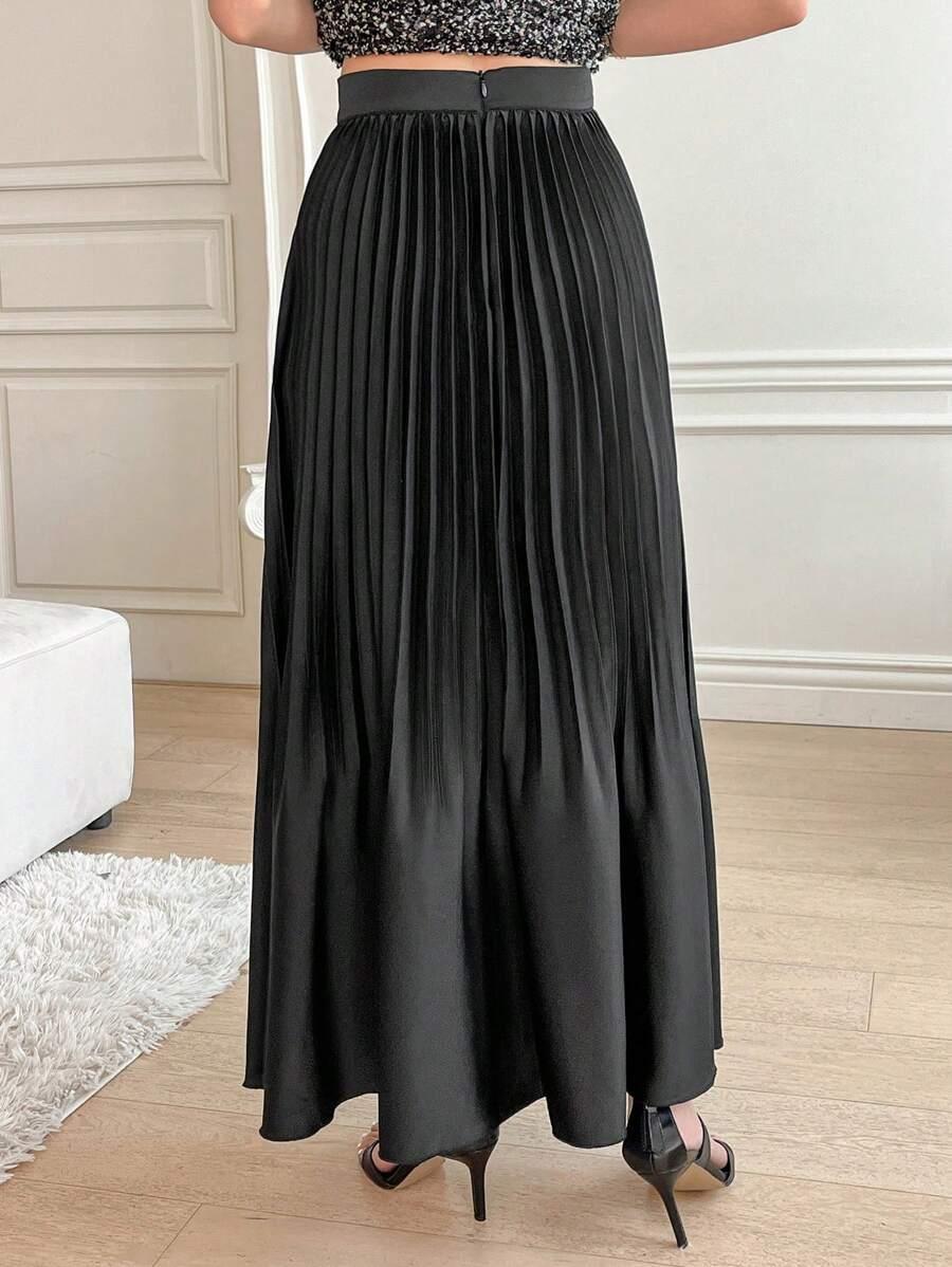 SPÓDNICA PLISOWANA MIDI