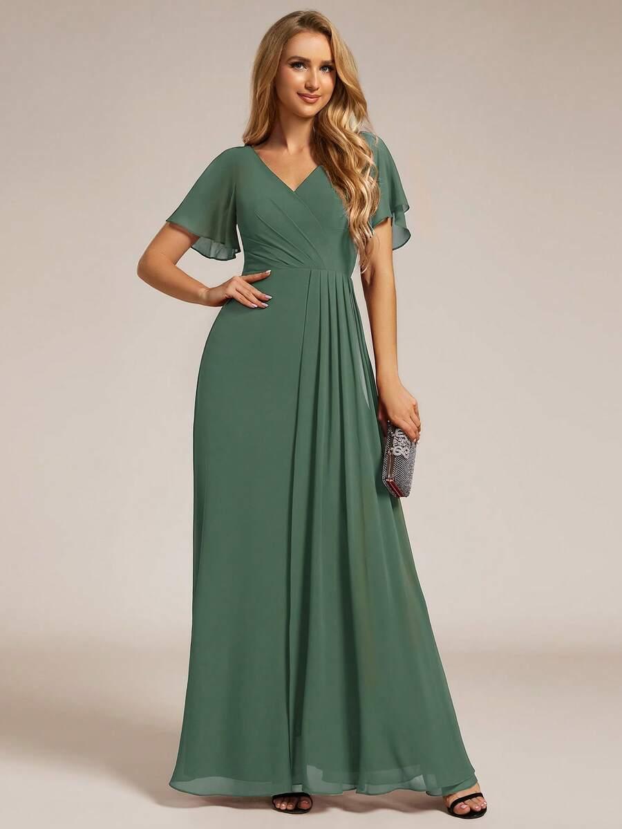 zielona sukienka maxi