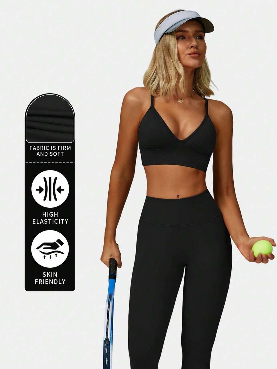 komplet top legginsy