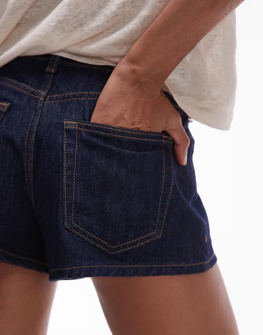 NIEBIESKIE SPODENKI JEANS 