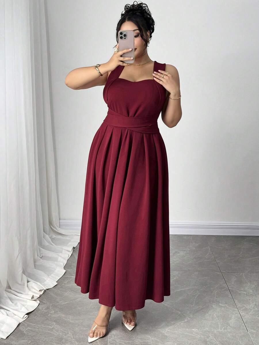 BORDOWA MAXI SUKIENKA