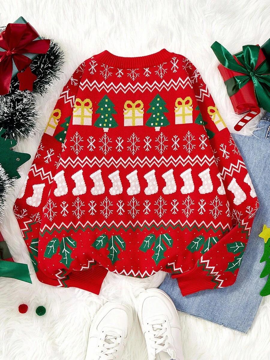 świąteczny sweter wzór