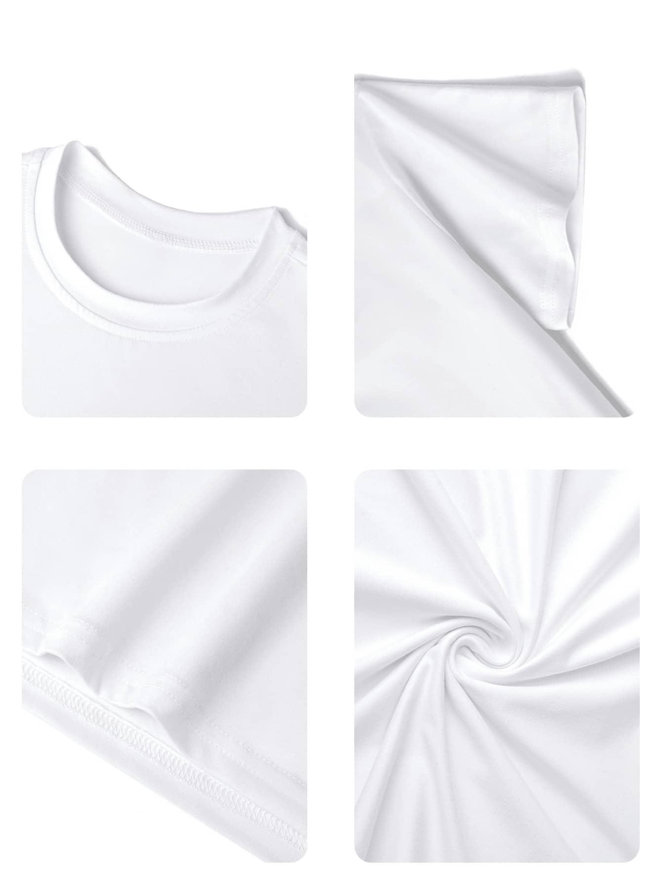 t-shirt okrągły dekolt nadruk