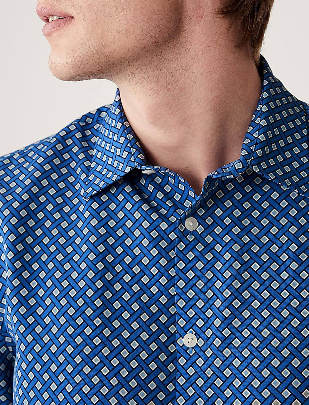 KOSZULA KRÓTKI RĘKAW PRINT T25-6003M-E4