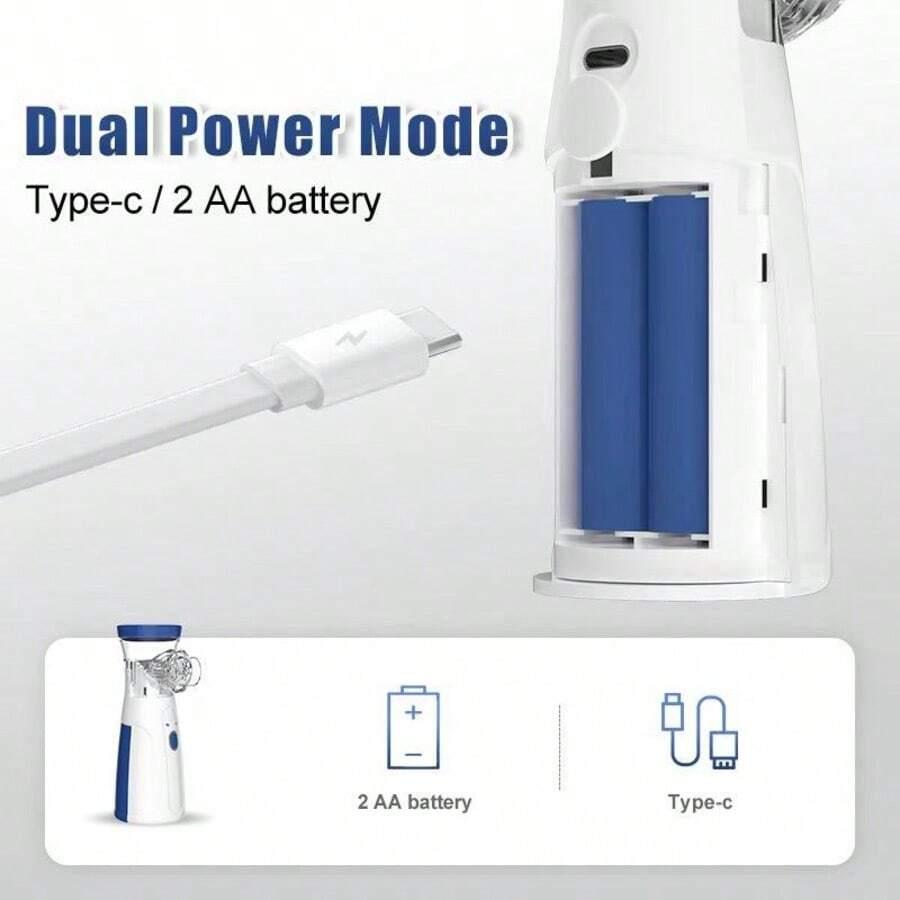 PRZENOŚNY inhalator nebulizator