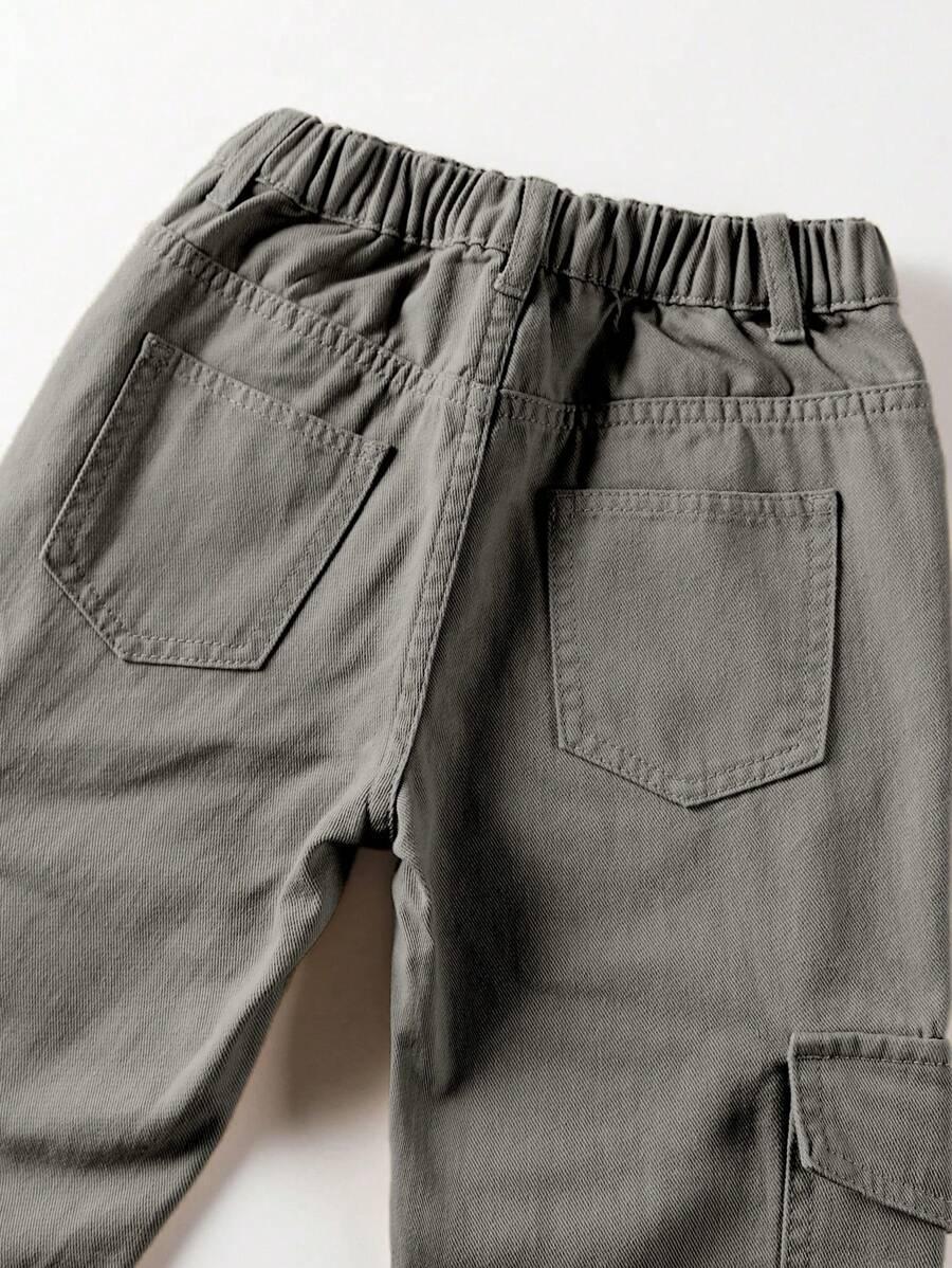 SZARE SPODNIE JEANS 