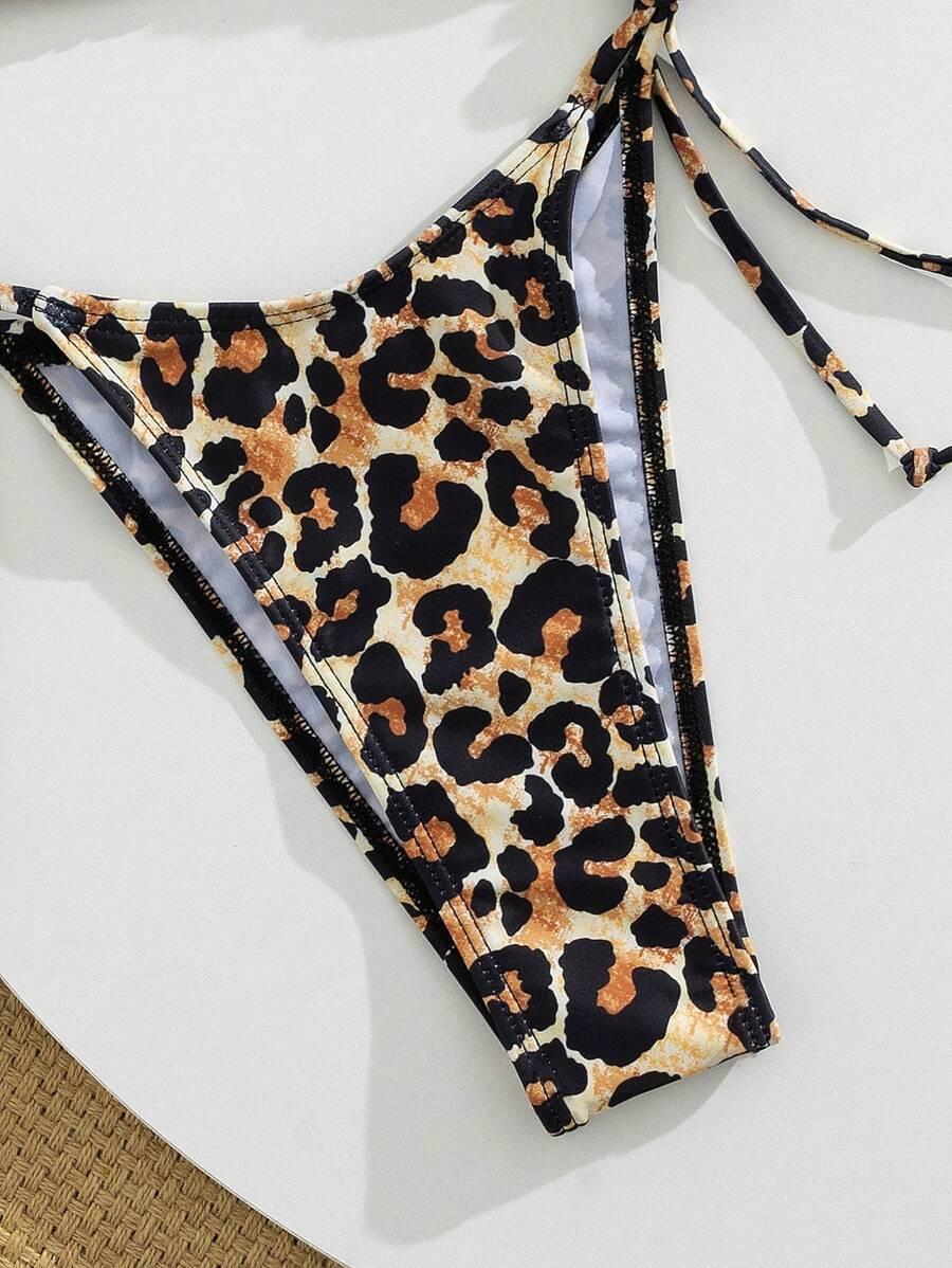 góra od bikini animal print