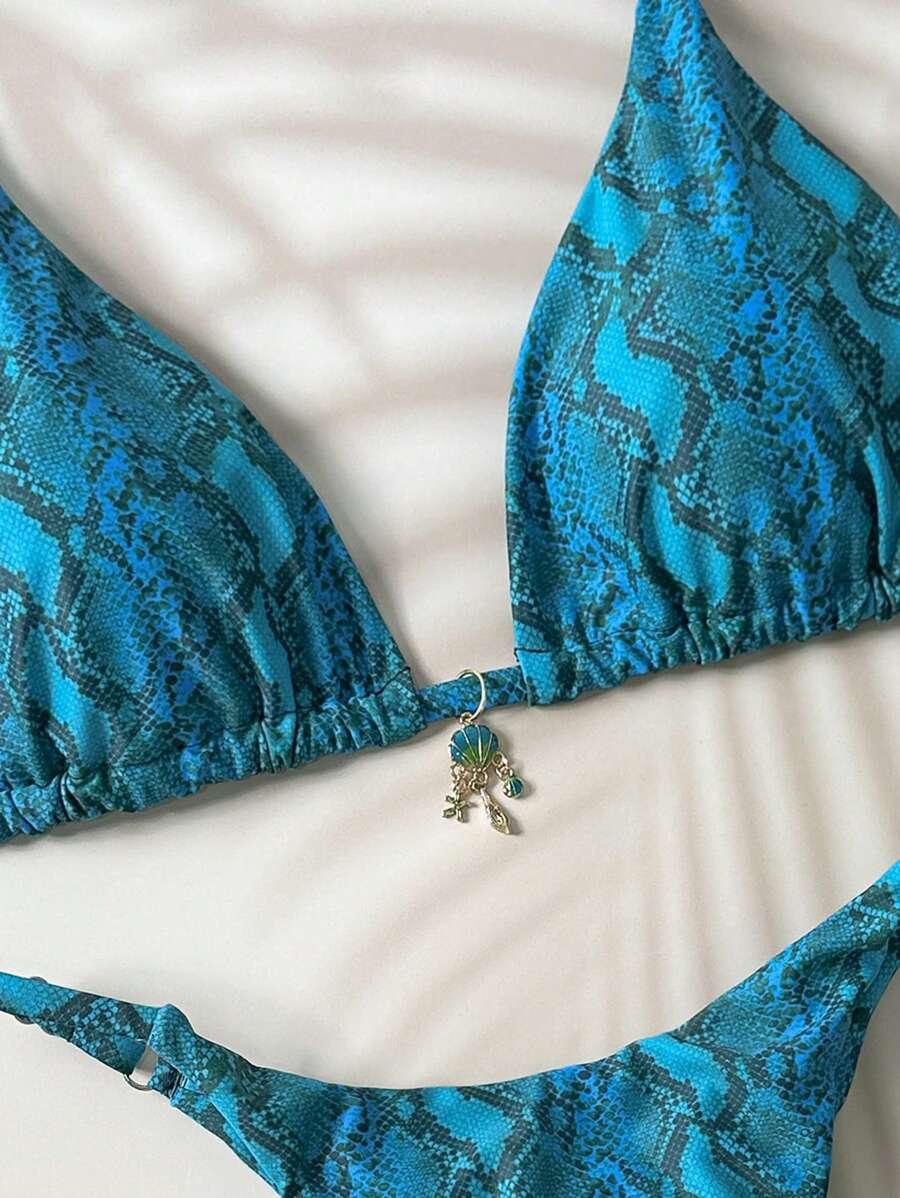 DWUCZĘŚCIOWY STRÓJ KĄPIELOWY ANIMAL PRINT