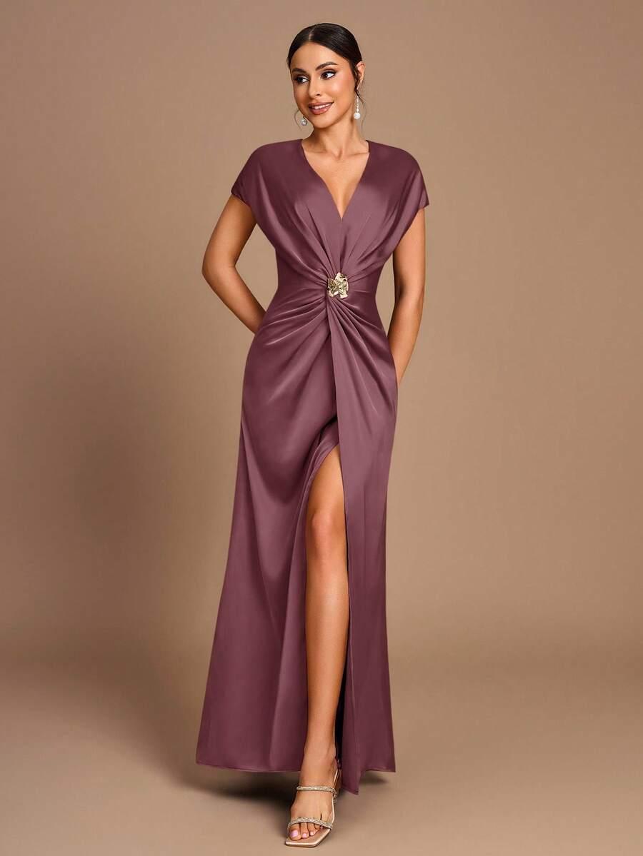 MAXI SUKIENKA V-NECK 