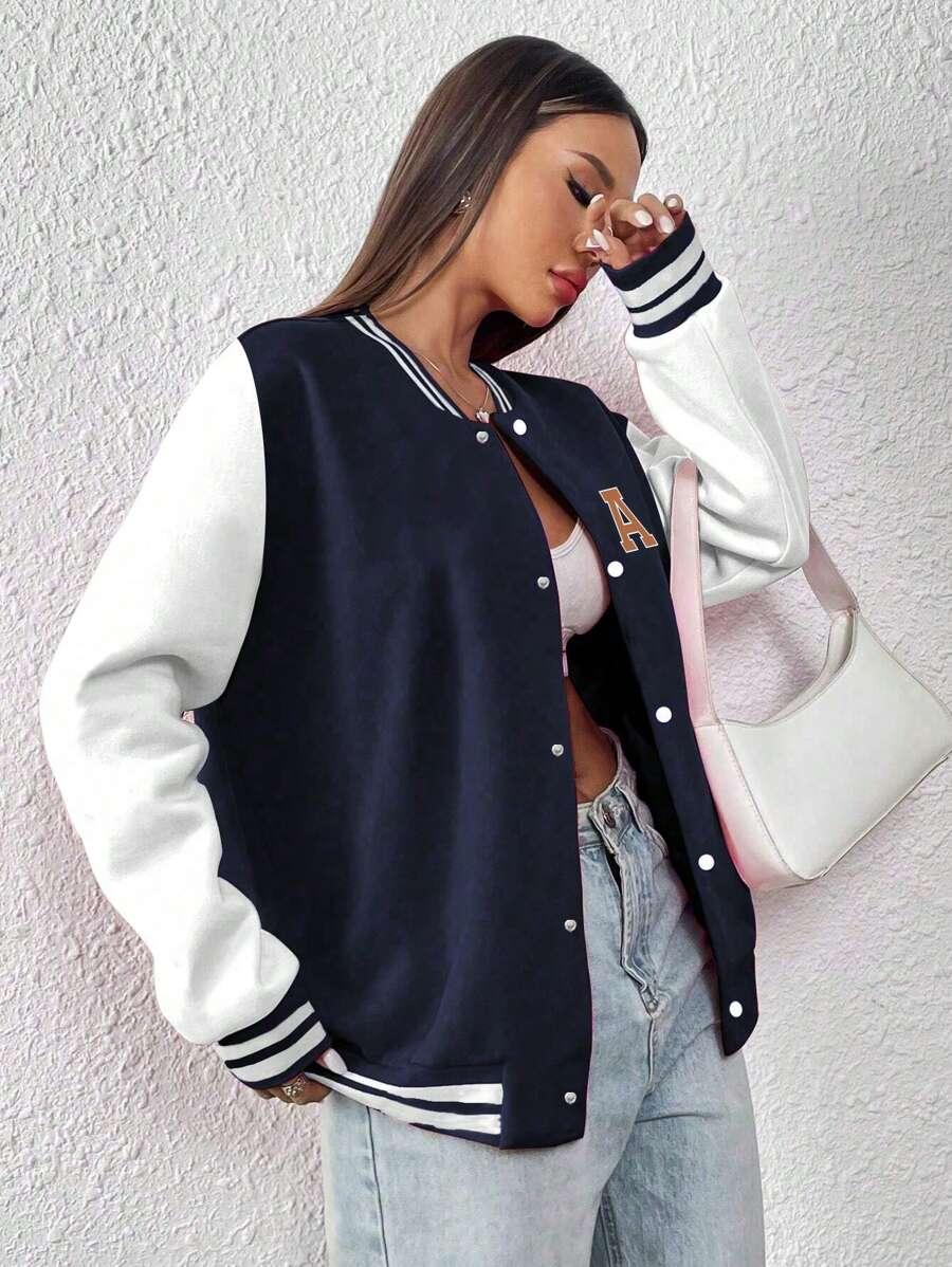 GRANATOWA ROZPINANA BLUZA 