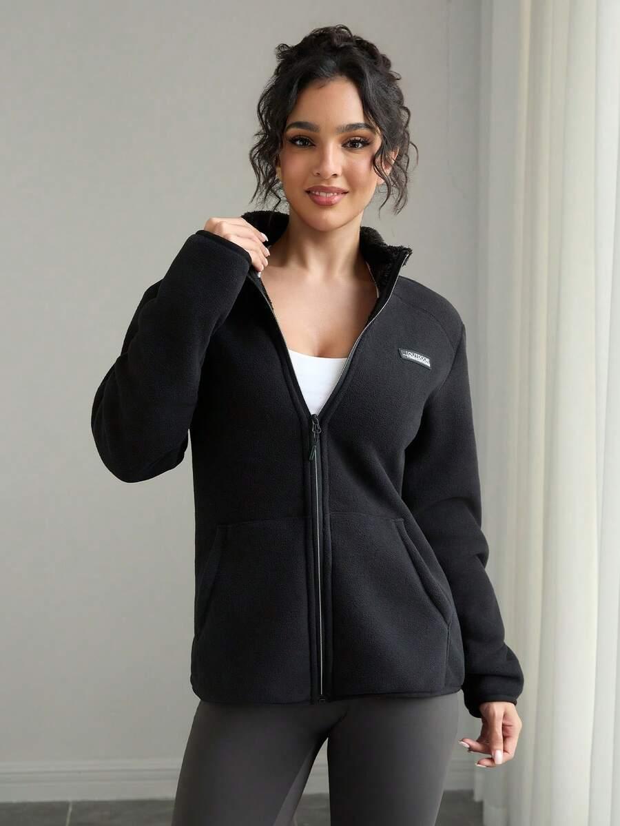 CZARNA BLUZA KIESZENIE