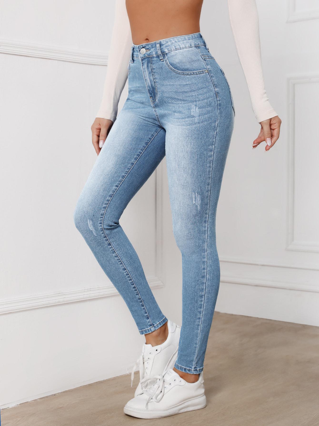 NIEBIESKIE JEANSY RURKI