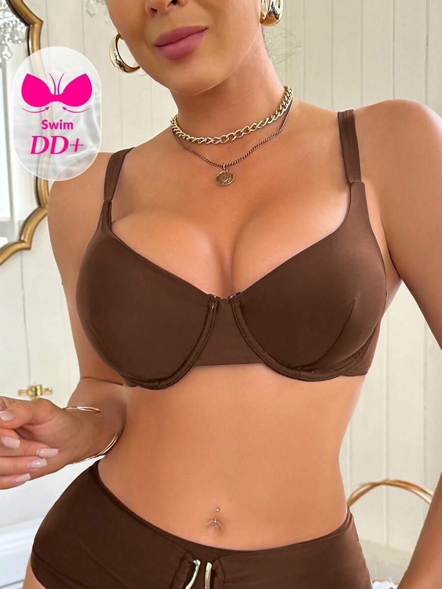 brązowa góra od bikini 