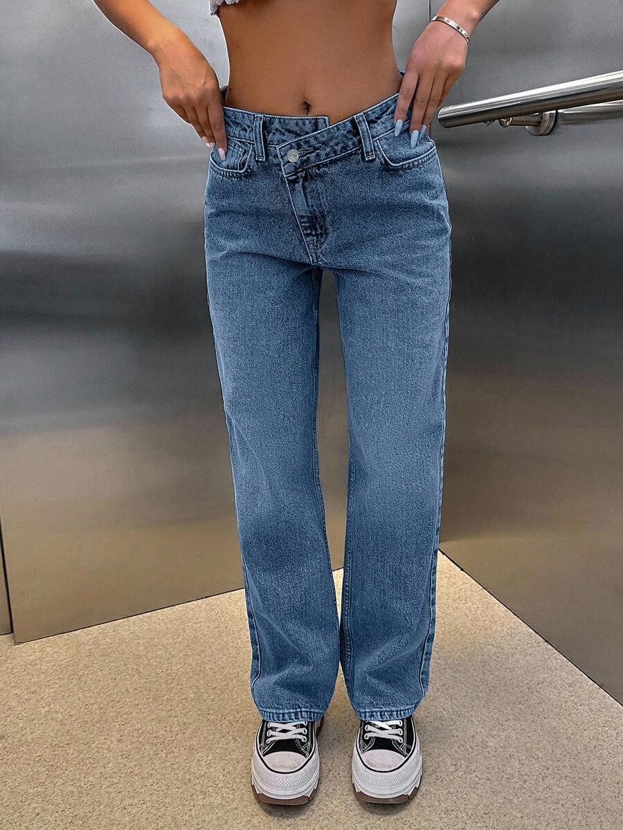 JEANSY DAMSKIE STRAIGHT LEG