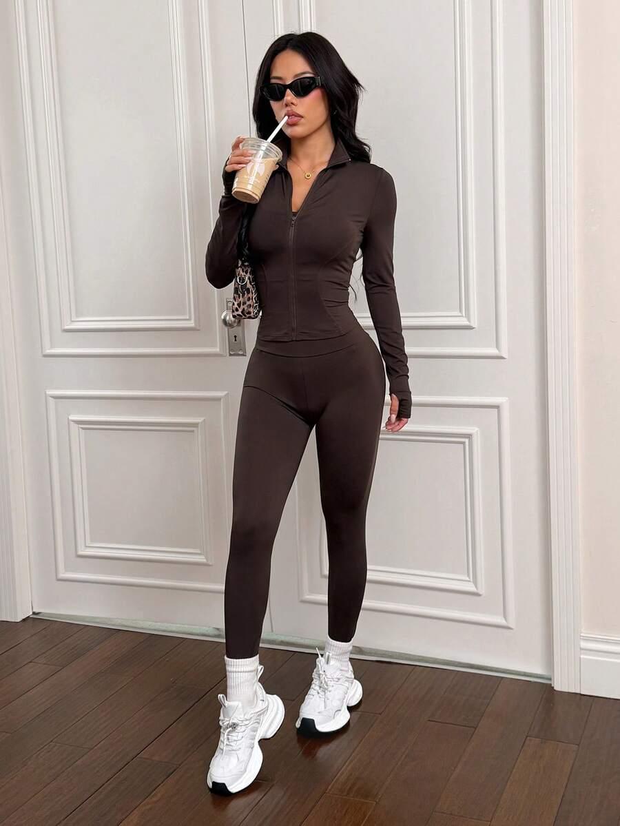 top bluza legginsy komplet
