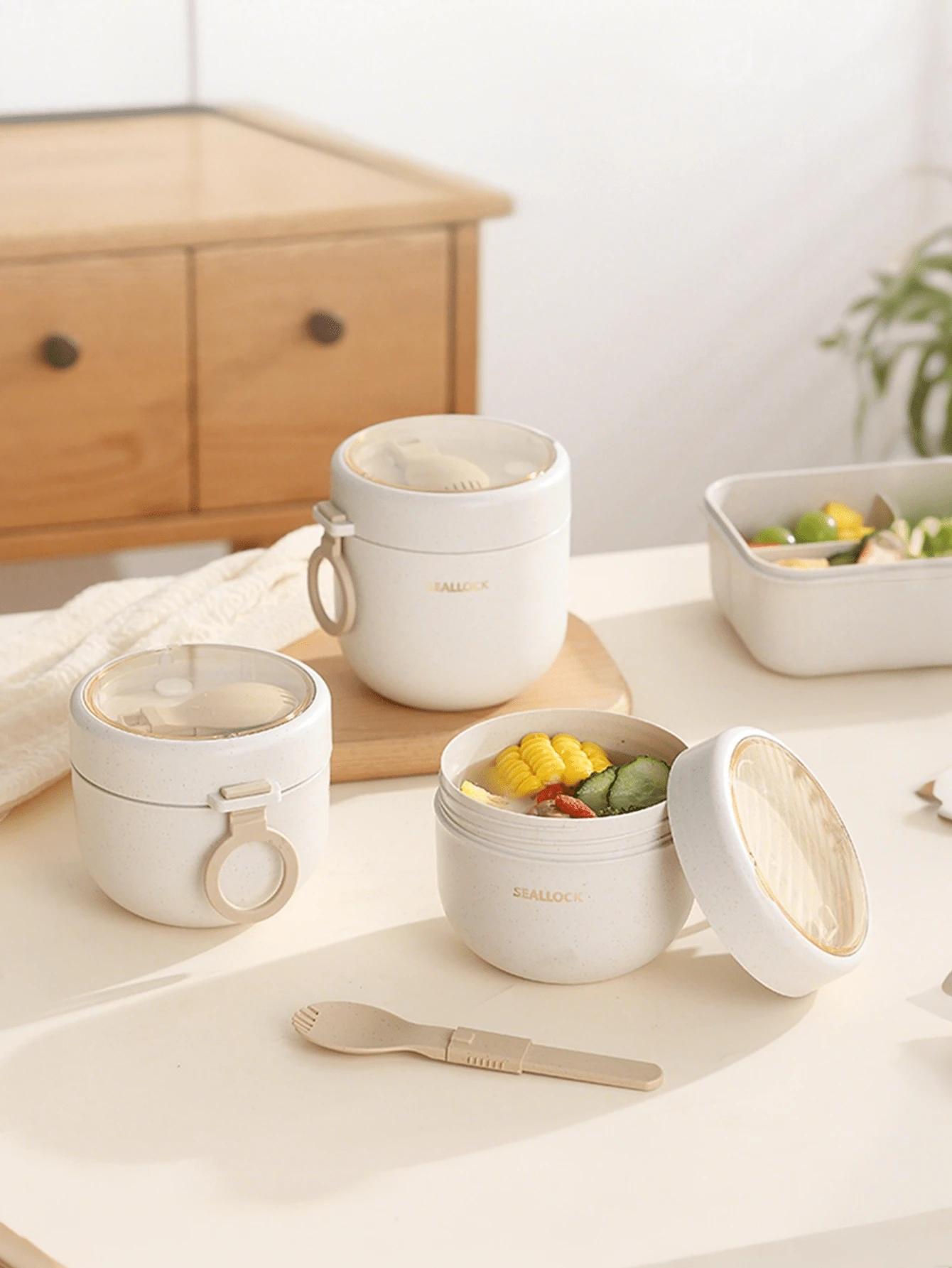 BEŻOWY LUNCH BOX WIDELEC