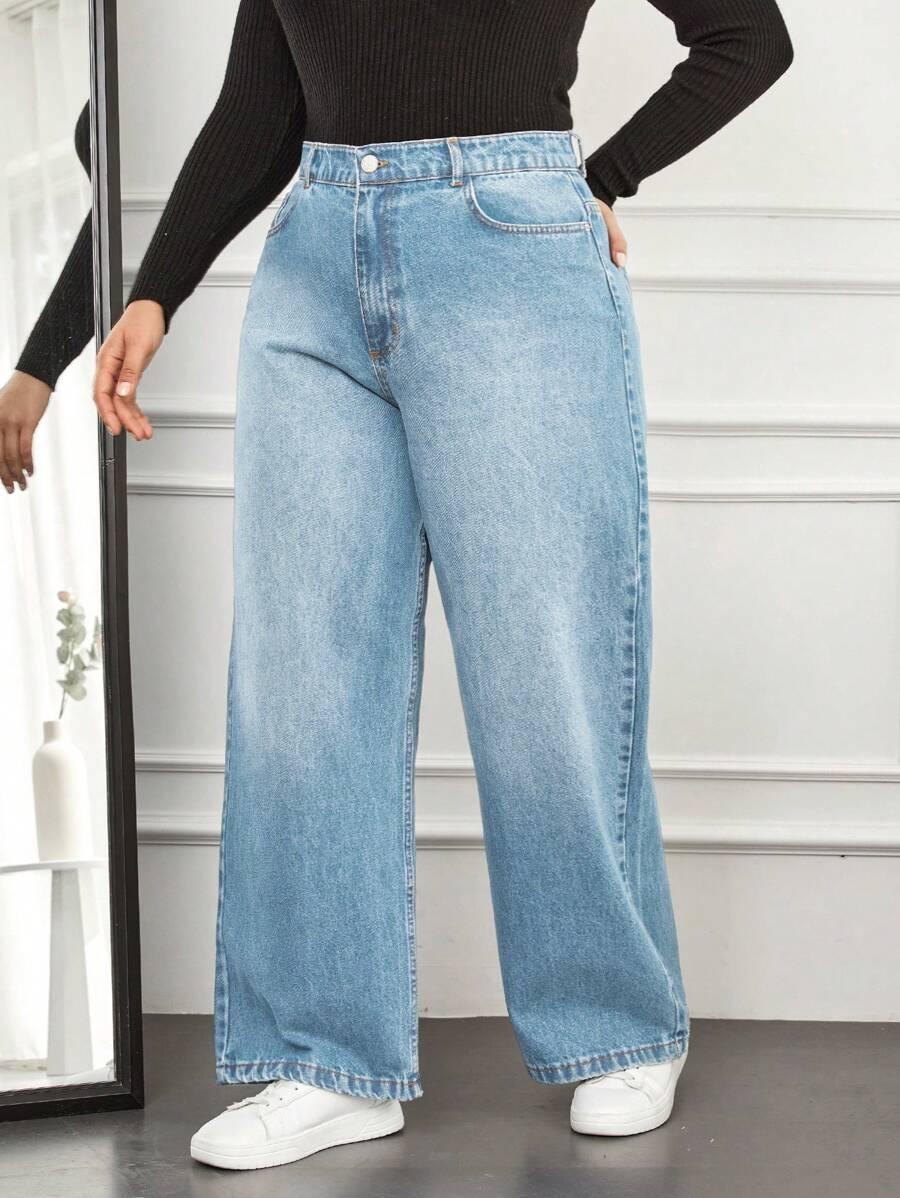 NIEBIESKIE SPODNIE JEANS