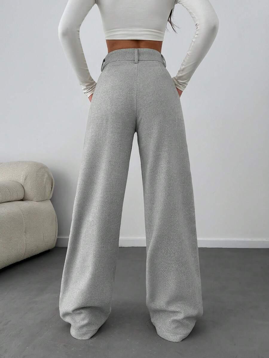 SZARE SPODNIE CASUAL
