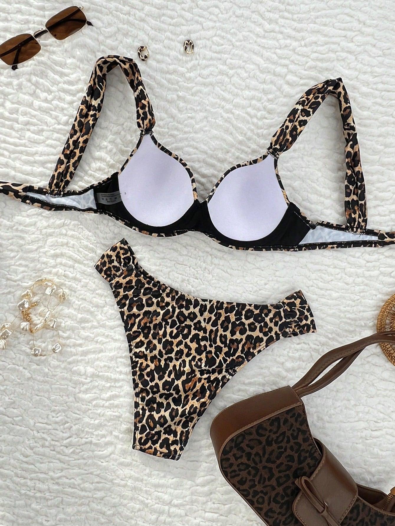 KOMPLET BIKINI ANIMAL PRINT 