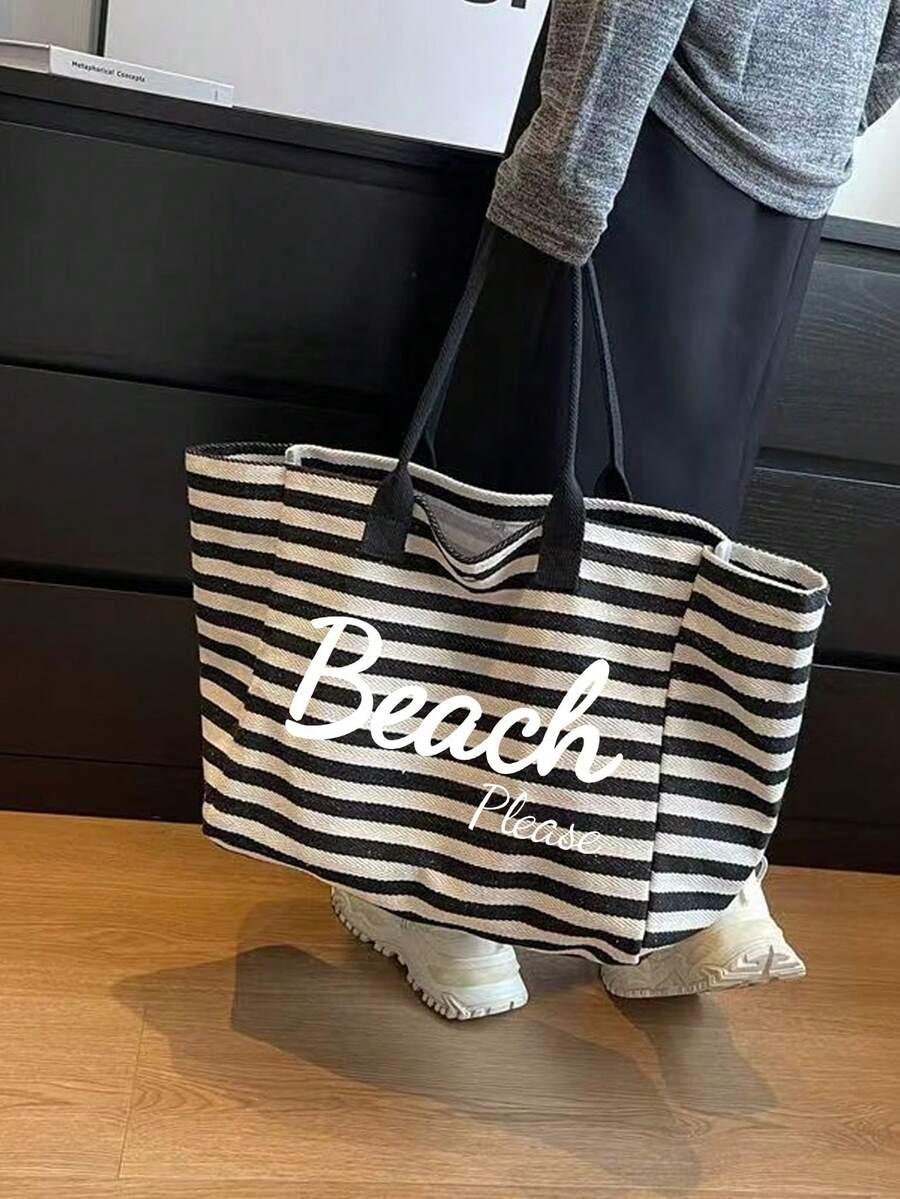 torba plażowa w paski