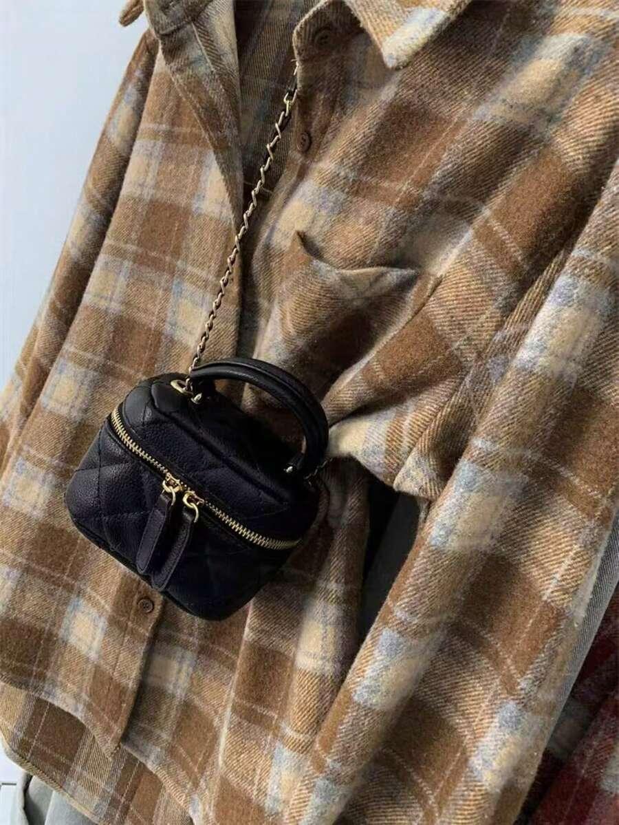 koszula w kratę casual