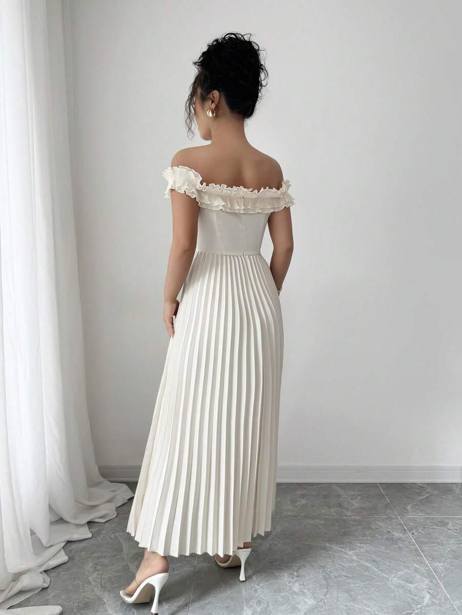 SUKIENKA MAXI PLISOWANA