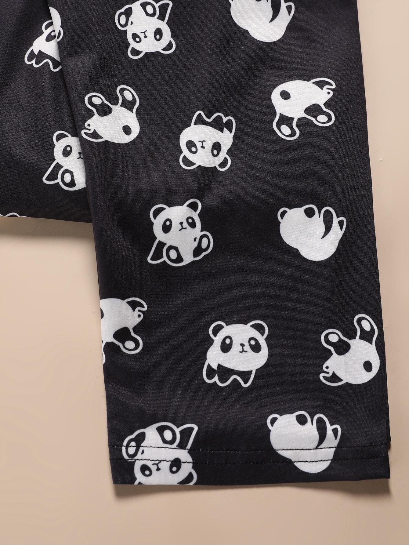 PIŻAMA KOMPLET T-SHIRT SPODNIE 