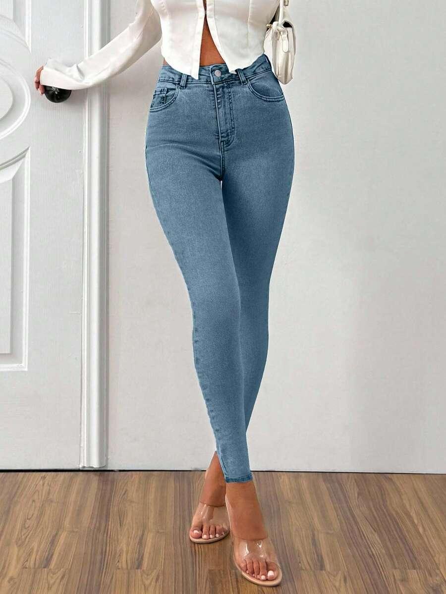 NIEBIESKIE RURKI JEANS 