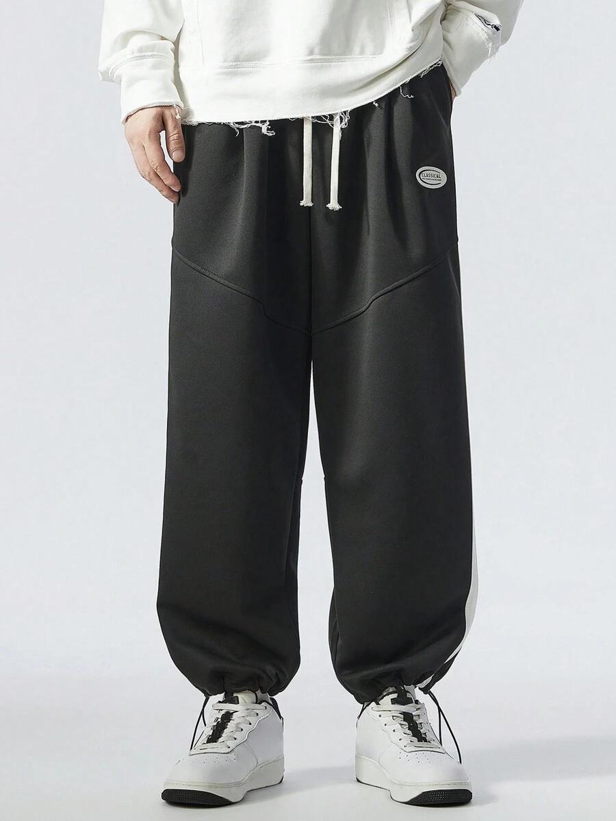 czarne spodnie casual 