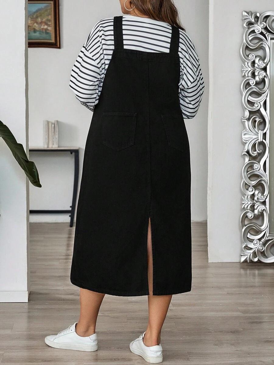 CZARNA SUKIENKA JEANS