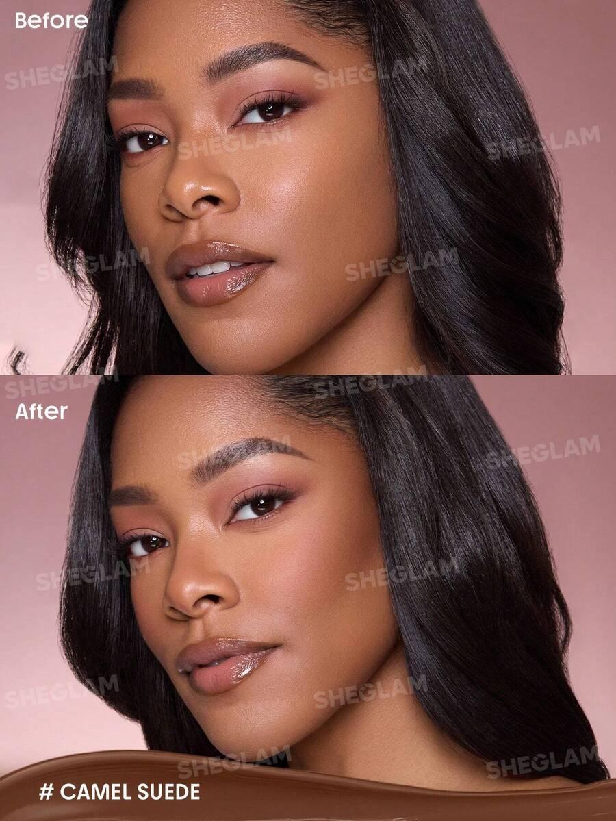 bronzer w sztyfcie camel suede