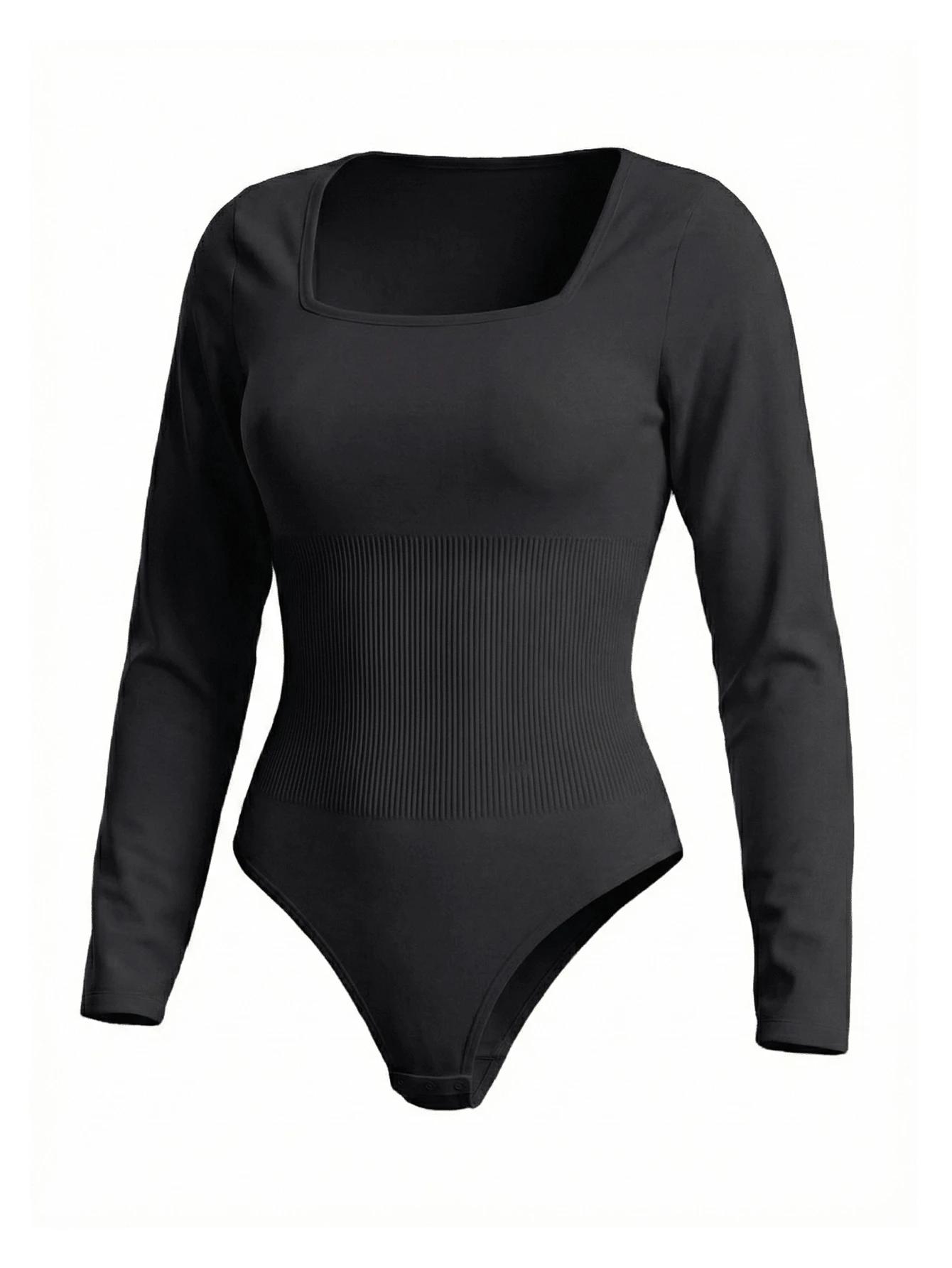 BODY PLUS SIZE STRINGI Z DŁUGIM RĘKAWEM