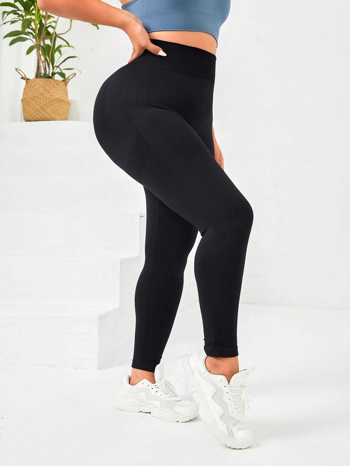 CZARNE SPORTOWE LEGGINSY 