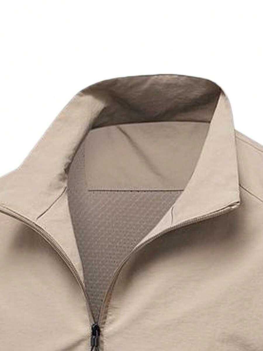 khaki kurtka zamek