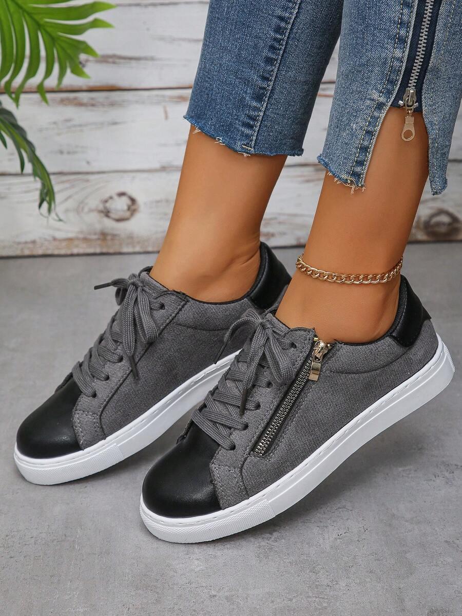 SZARE TRAMPKI casual