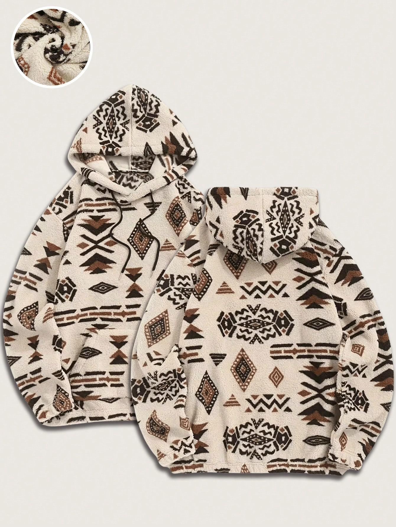 BLUZA Z KAPTUREM WZÓR