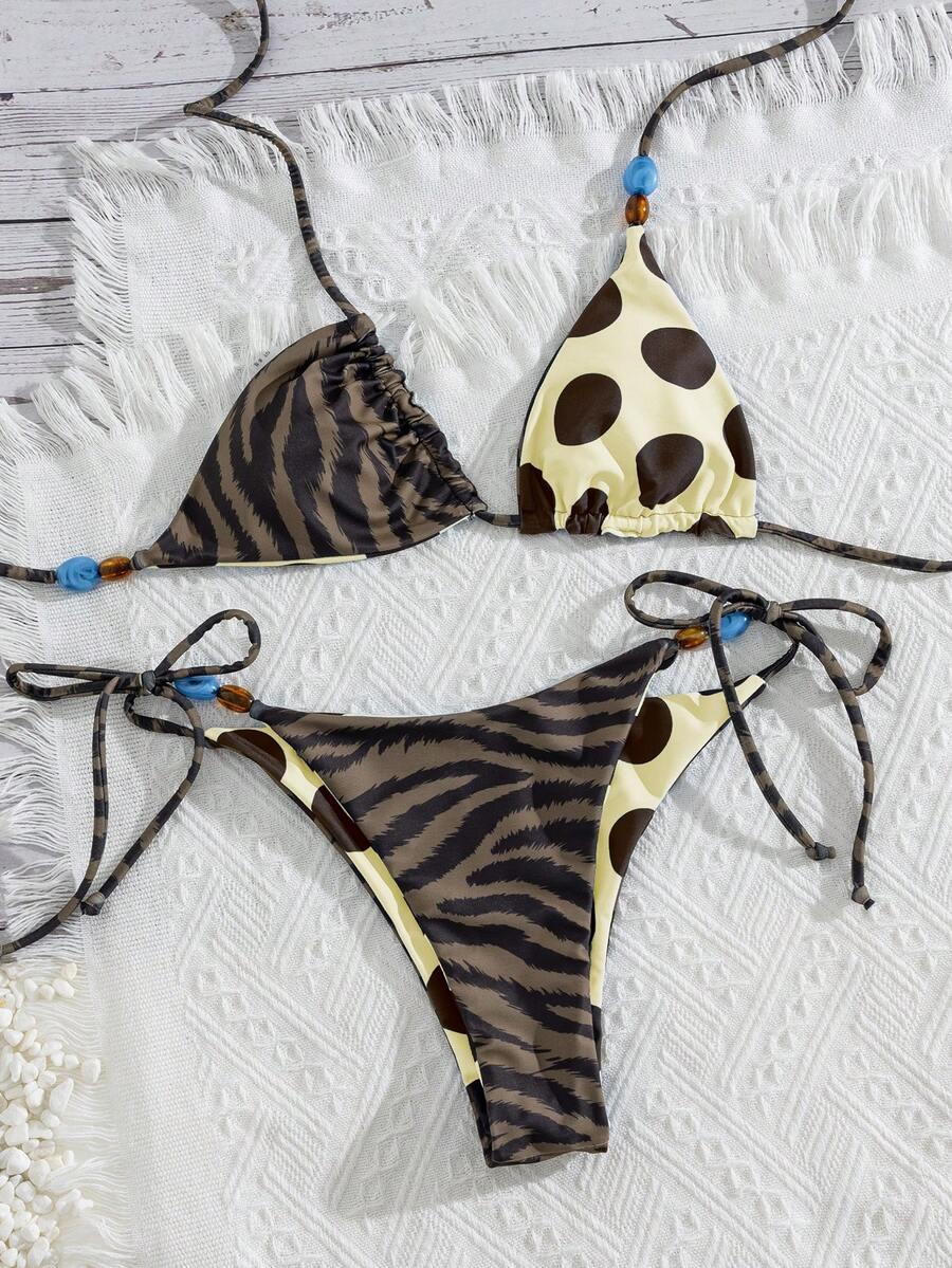 DWUSTRONNY KOMPLET BIKINI
