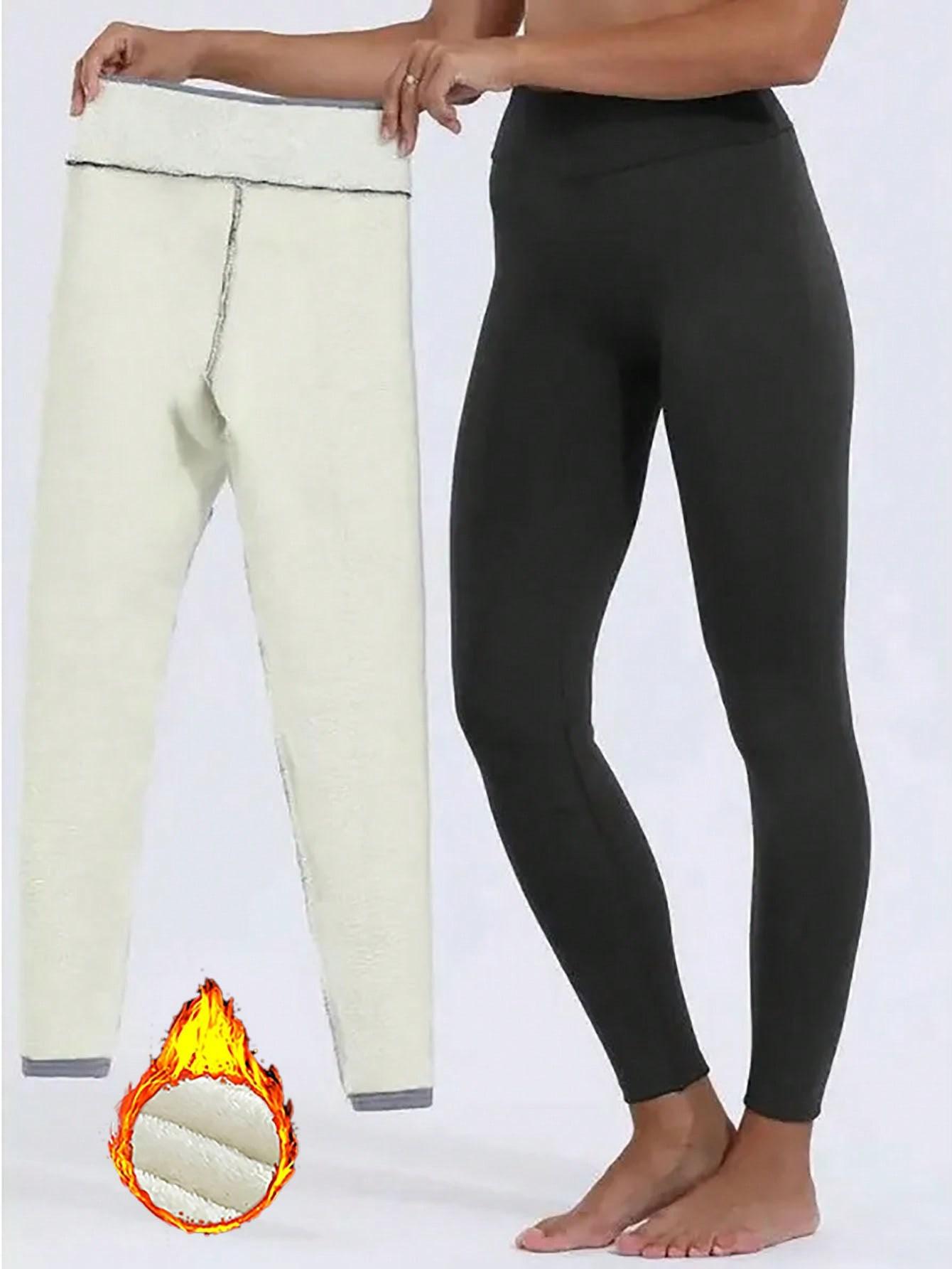CZARNE LEGGINSY OCIEPLANE 