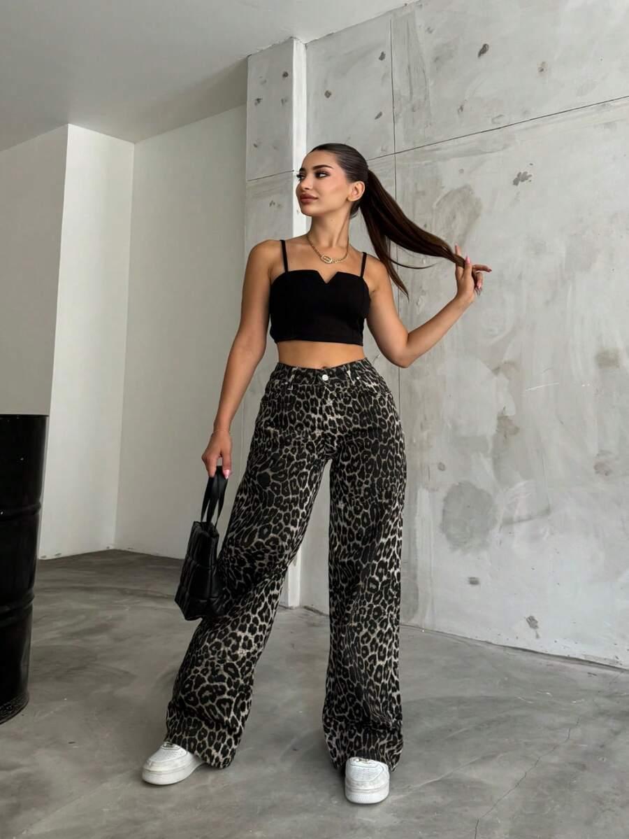 SPODNIE ANIMAL PRINT
