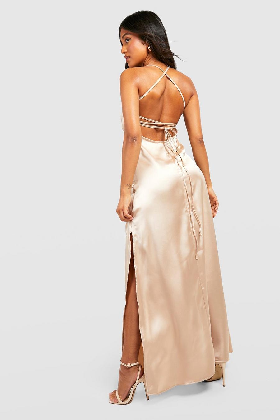 SUKIENKA SATYNOWA MAXI