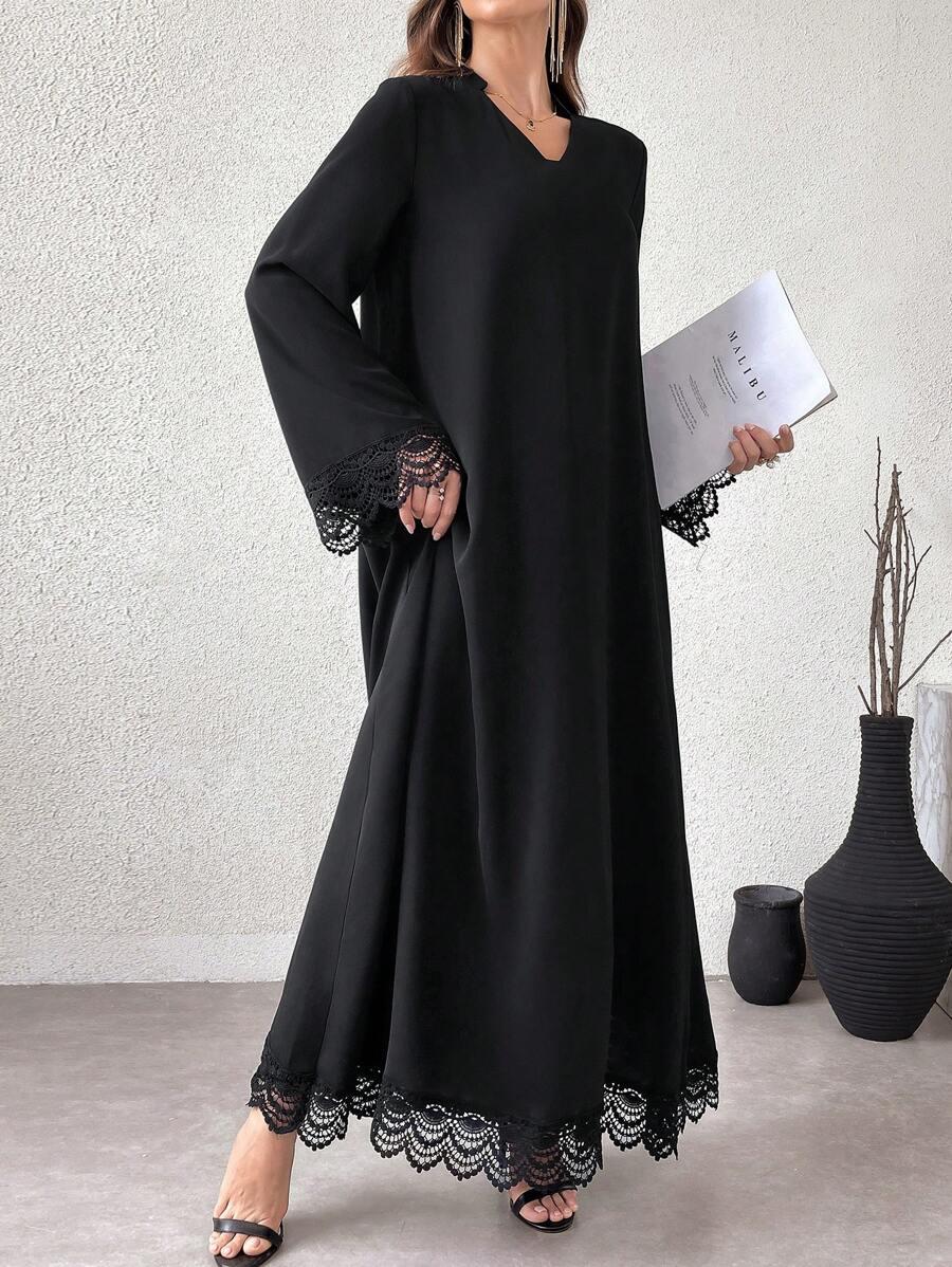 czarna maxi sukienka